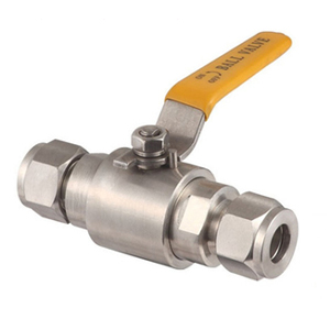 Single ferrule ball valve